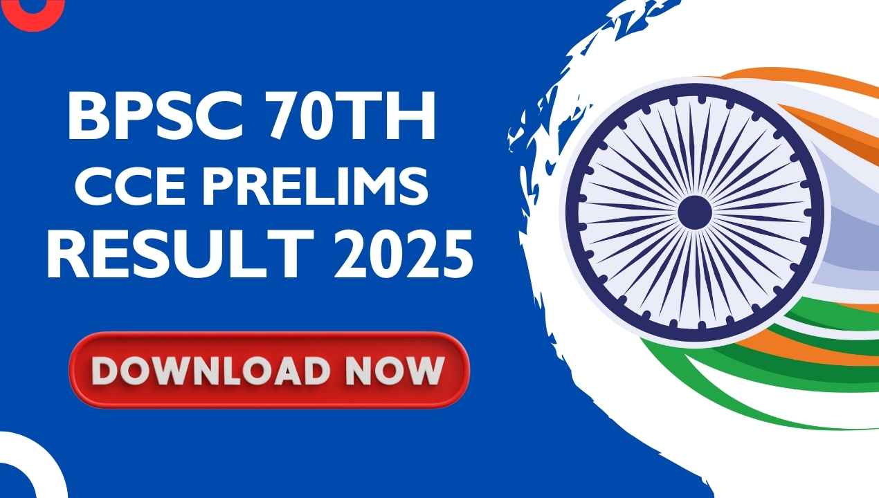 BPSC 70th CCE Prelims 2025 result