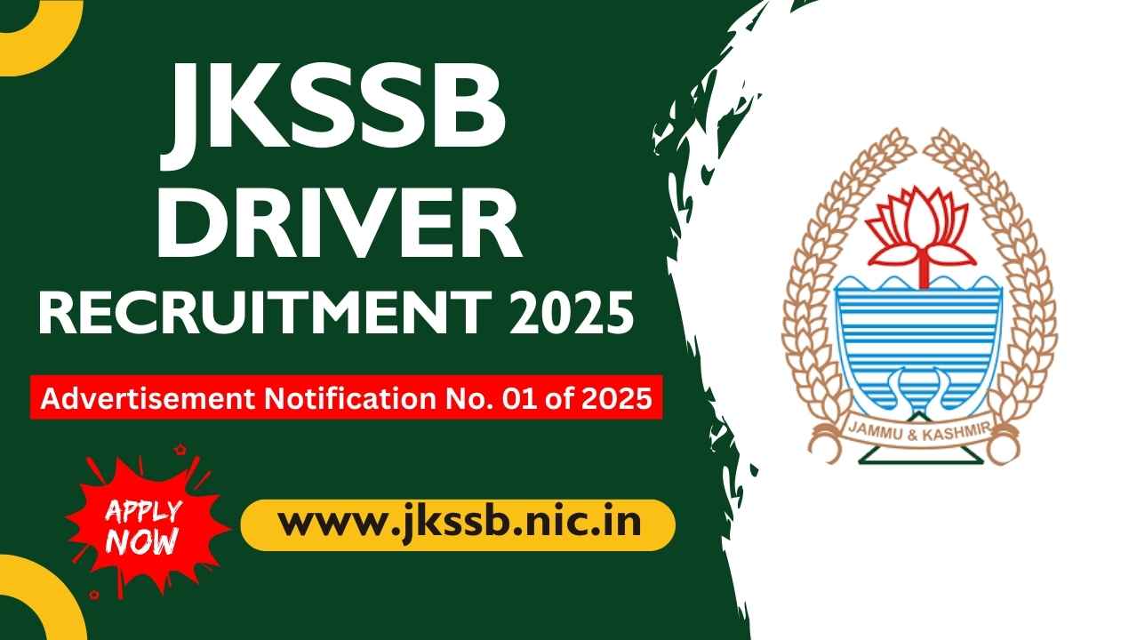 JKSSB Driver Recruitment 2025