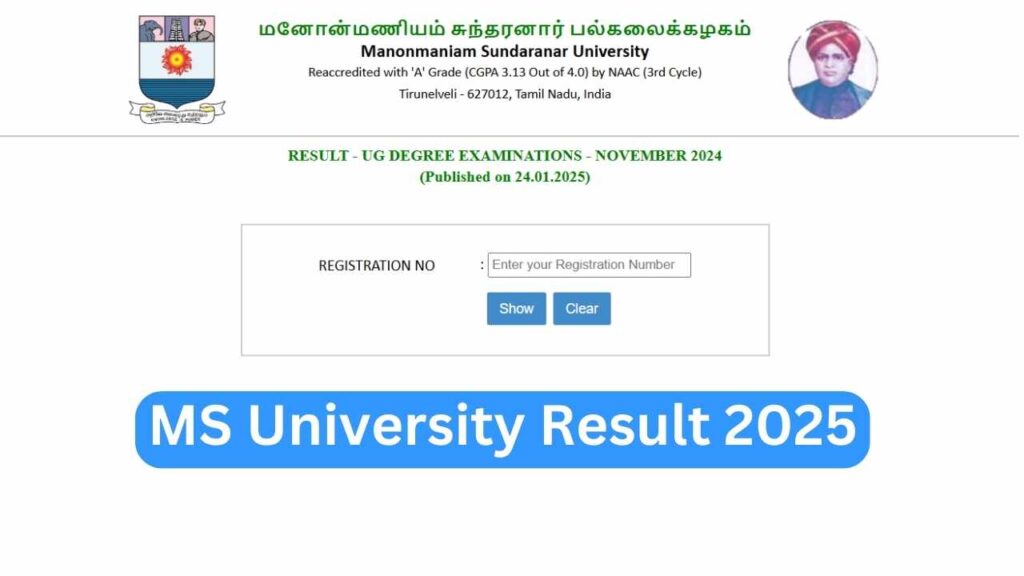 MS University Result 2025