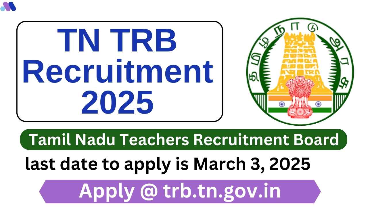 TN TRB Recruitment 2025