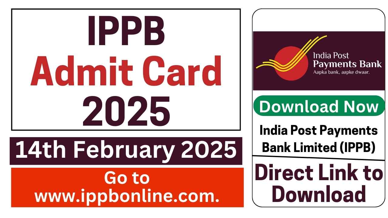 IPPB Admit Card 2025