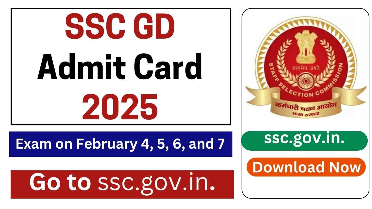 SSC GD Admit Card 2025